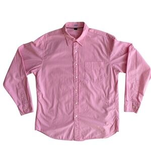 J. Crew‎ Mens Button-Up Shirts Long Sleeve Sz Medium Pink